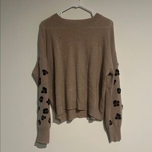 ♻️27 Miles Leopard cashmere sweater